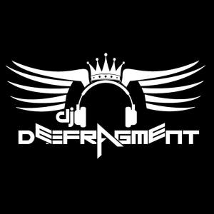 DeeFrag DJ Logo White Letters